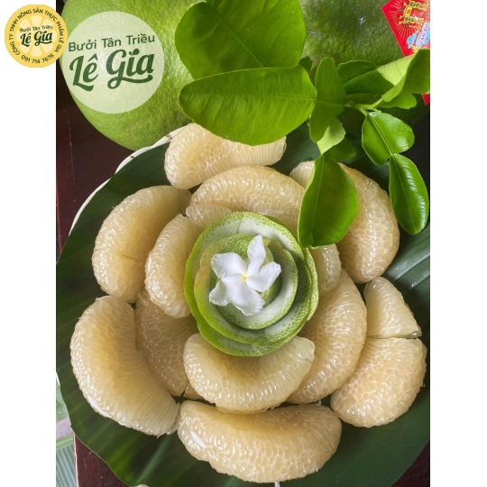 Set 12 Bưởi Ăn Đường Lá Cam (từ 1.1kg trở lên) 